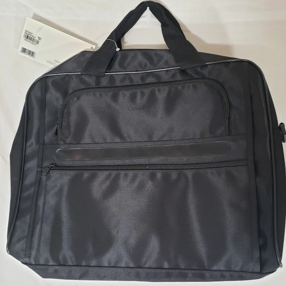 NWT Calvin Klein Black Overnight Bag Sz S